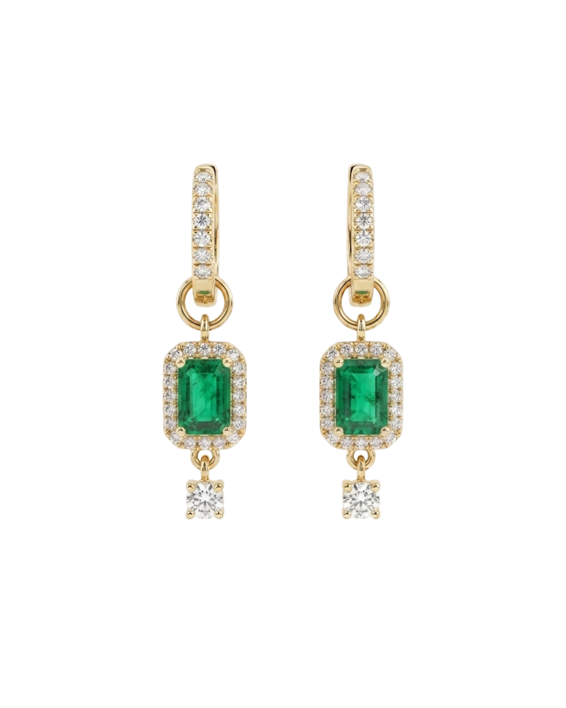Riviera Earrings | Emerald