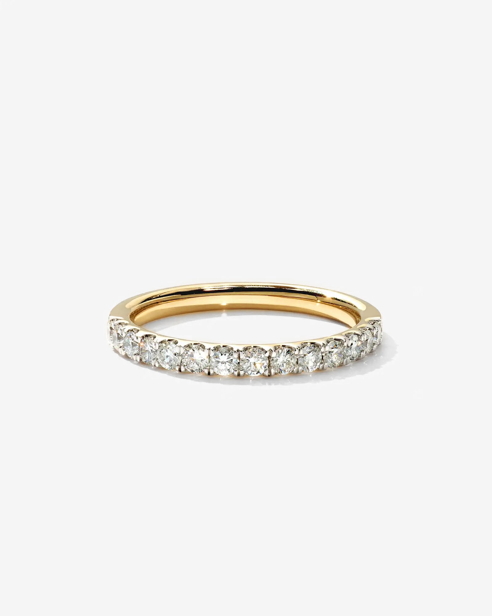 French Set Lab Diamond Band | Gold 0.671CT