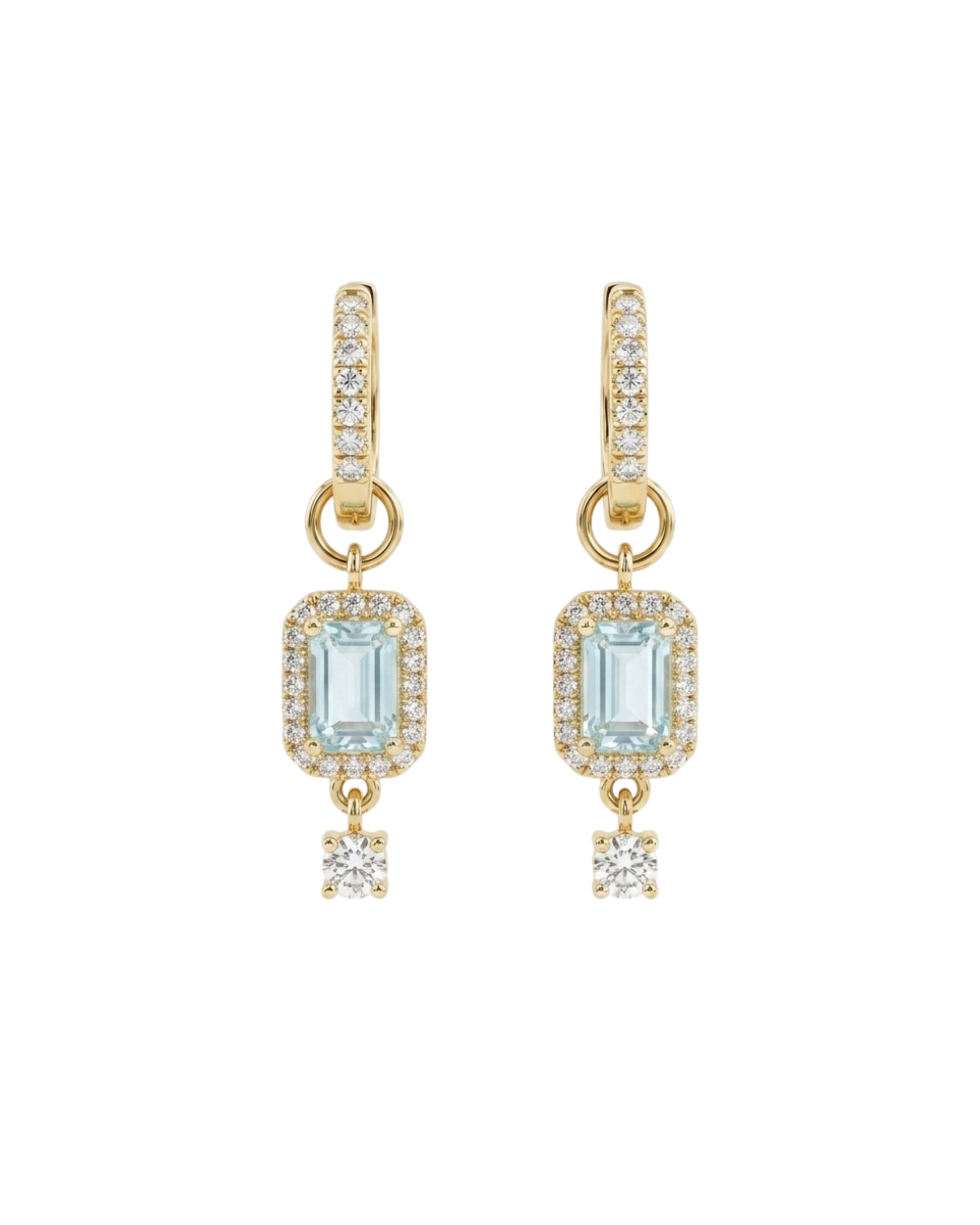 Riviera Earrings | Aqua Blue