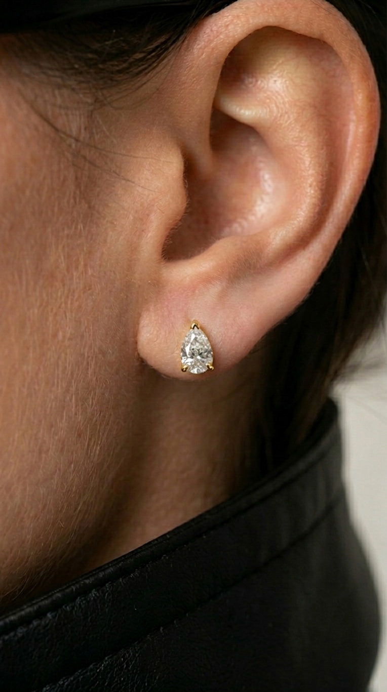 Pear Studs